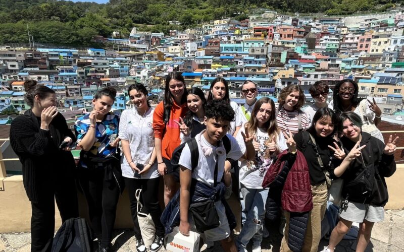 Gamcheon à Busan, en Corée du Sud